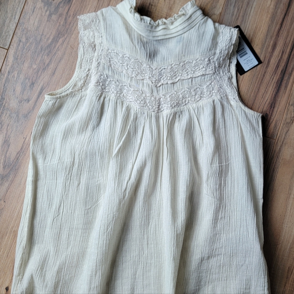 ASOS Y.A.S. Sleeveless Guaze Top Sold Out UK sz 12/ US sz 8